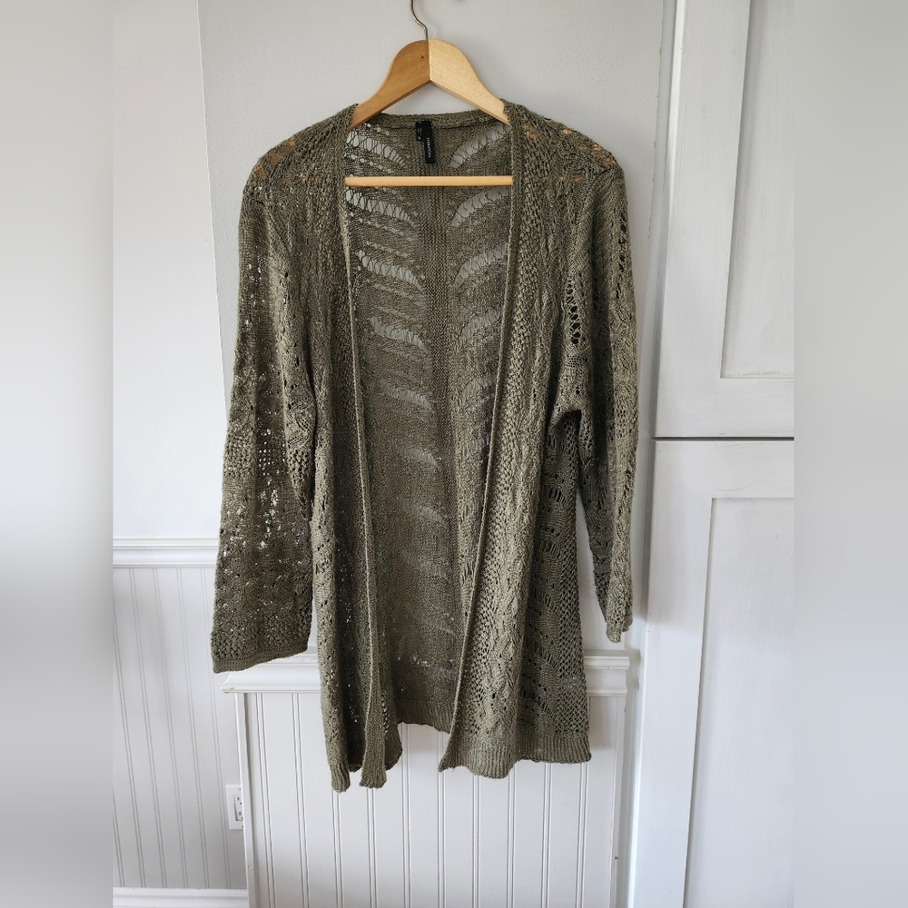 Maurices size XL green cardigan